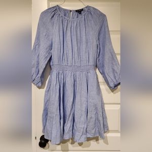 J. Crew Light Blue Linen Mini A-Line DressNWT!!
